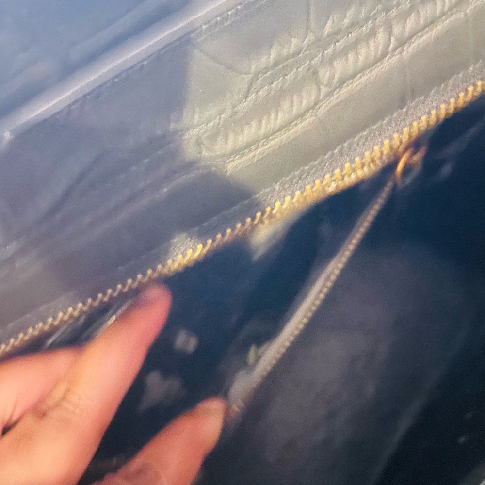 Celine Black Croc-Embossed BagCeline Crocodile Embossed Leather Bag - Picture 10 of 14